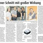 Kleiner Schnitt mit großer Wirkung